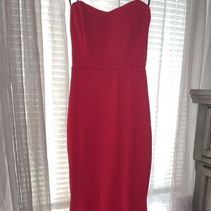 Strapless formal dress
